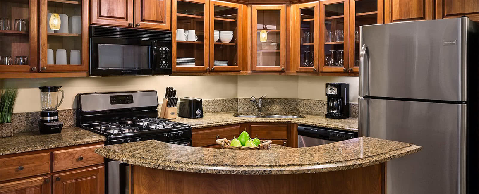 Kitchen at Valdoro Mountain Lodge in Breckenridge, Colorado