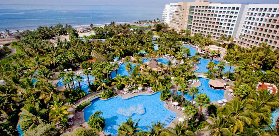 The Exterior of The Grand Mayan at Vidanta Nuevo Vallarta in Mexico