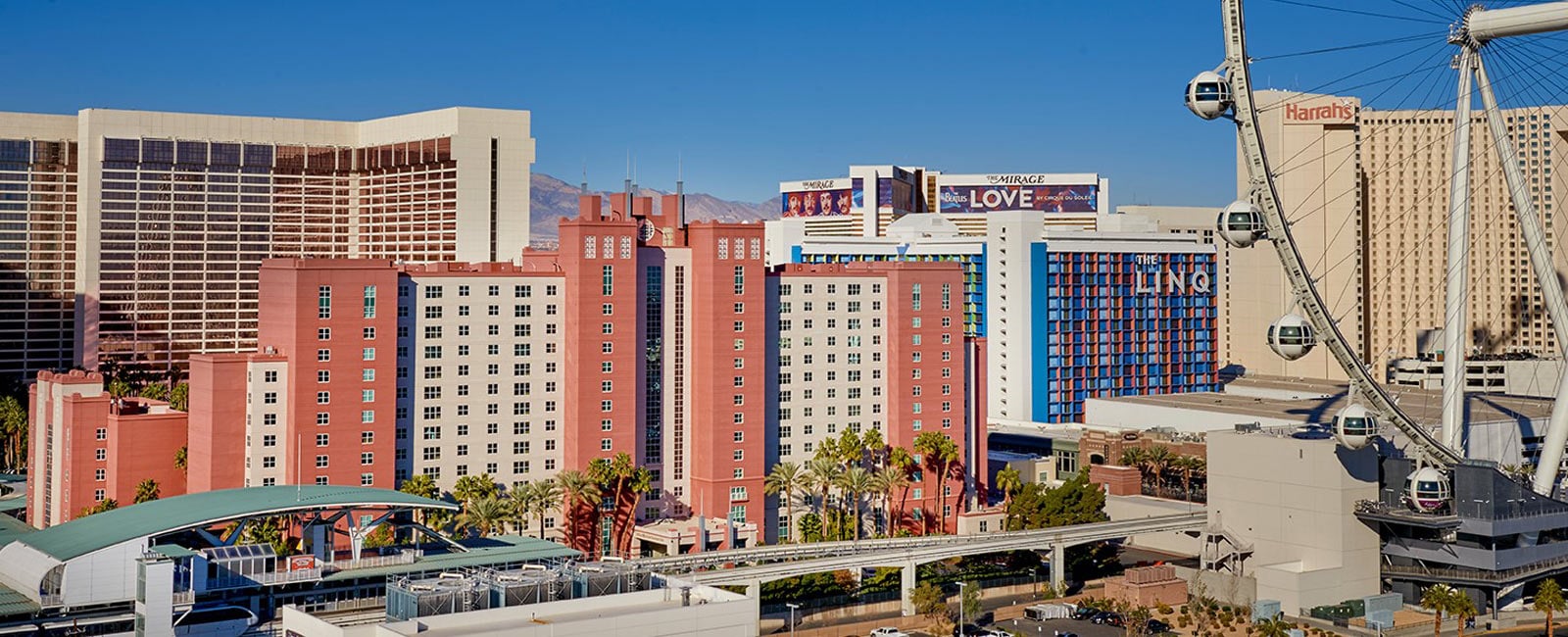 Exterior of the Flamingo Resort in Las Vegas, Nevada