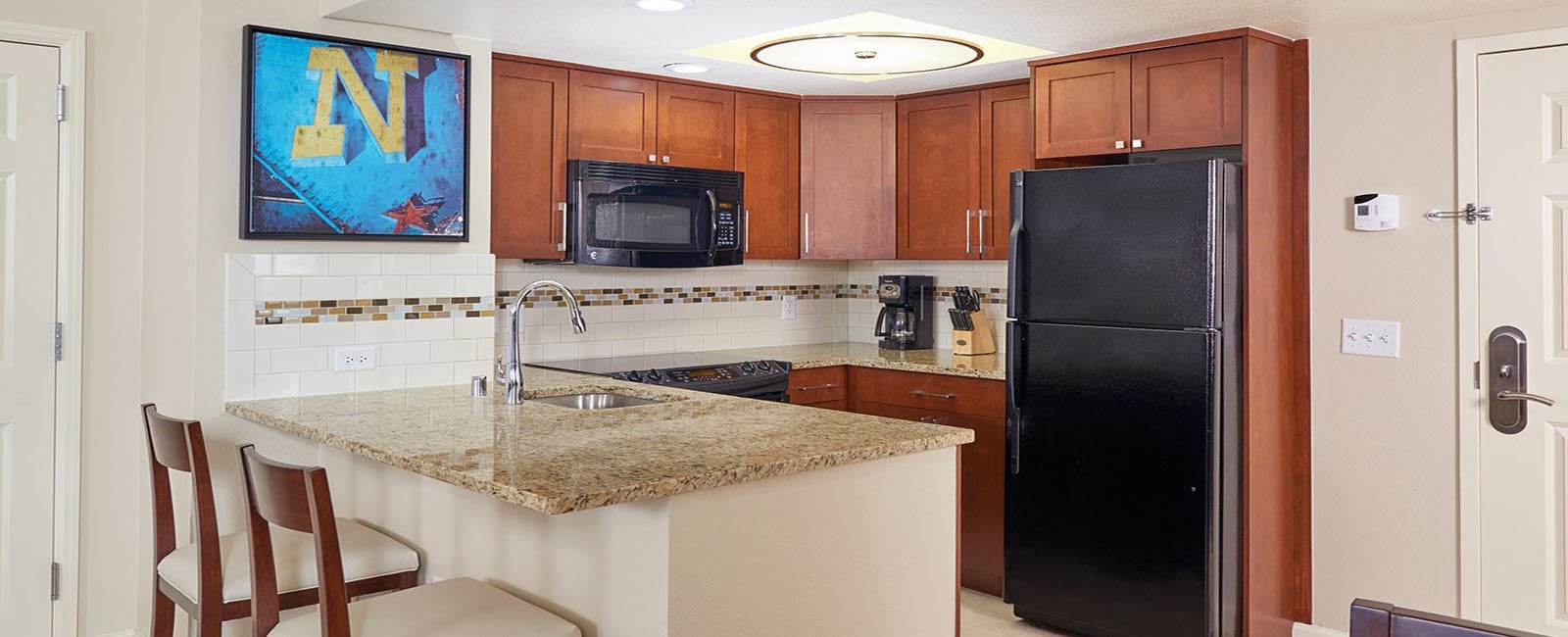 Kitchen at Hilton Grand Vacations on Paradise in Las Vegas, Nevada