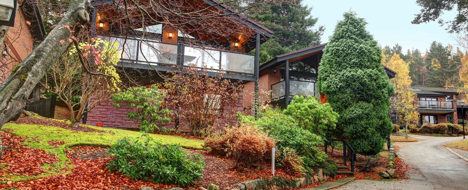 Exterior of Hilton Grand Vacations Club at Craigendarroch Lodges in Royal Deeside, Scotland