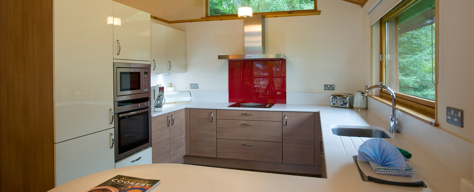Kitchen at Hilton Grand Vacations Club at Craigendarroch Lodges in Royal Deeside, Scotland