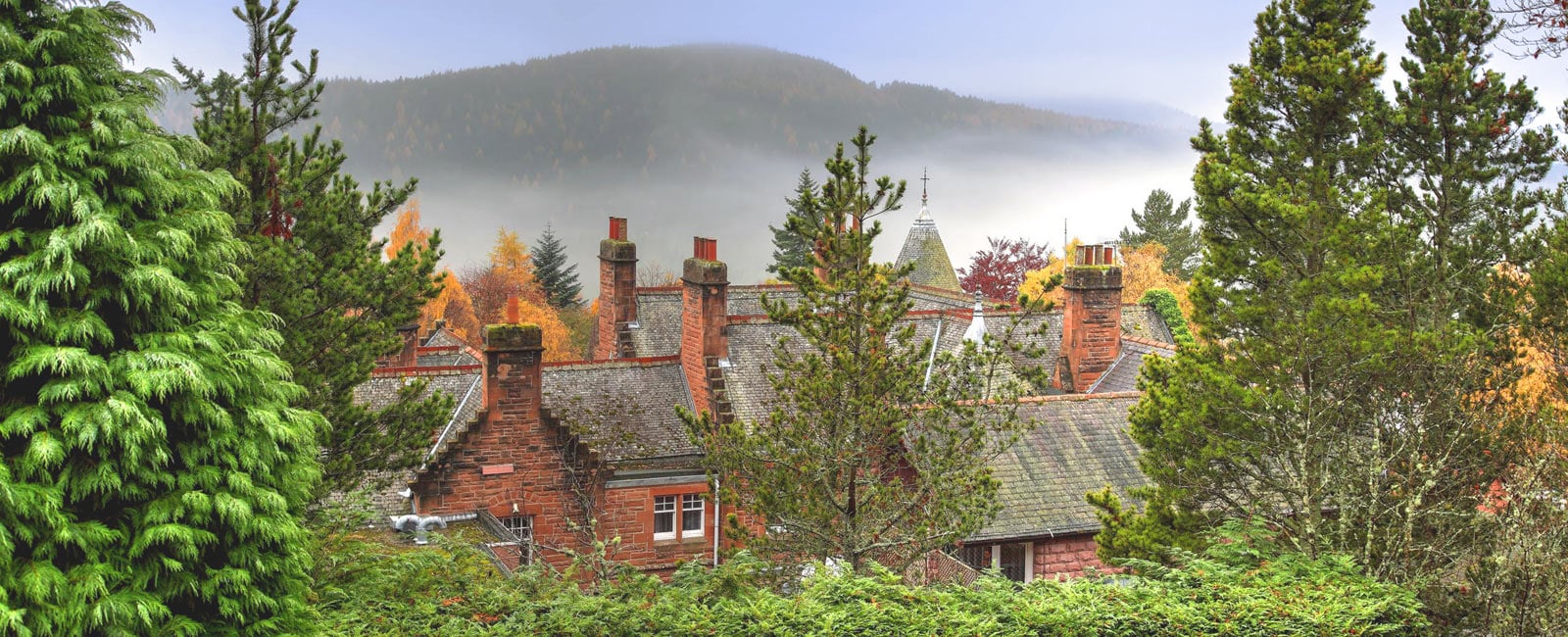 Exterior of Hilton Grand Vacations Club at Craigendarroch Suites in Royal Deeside, Scotland