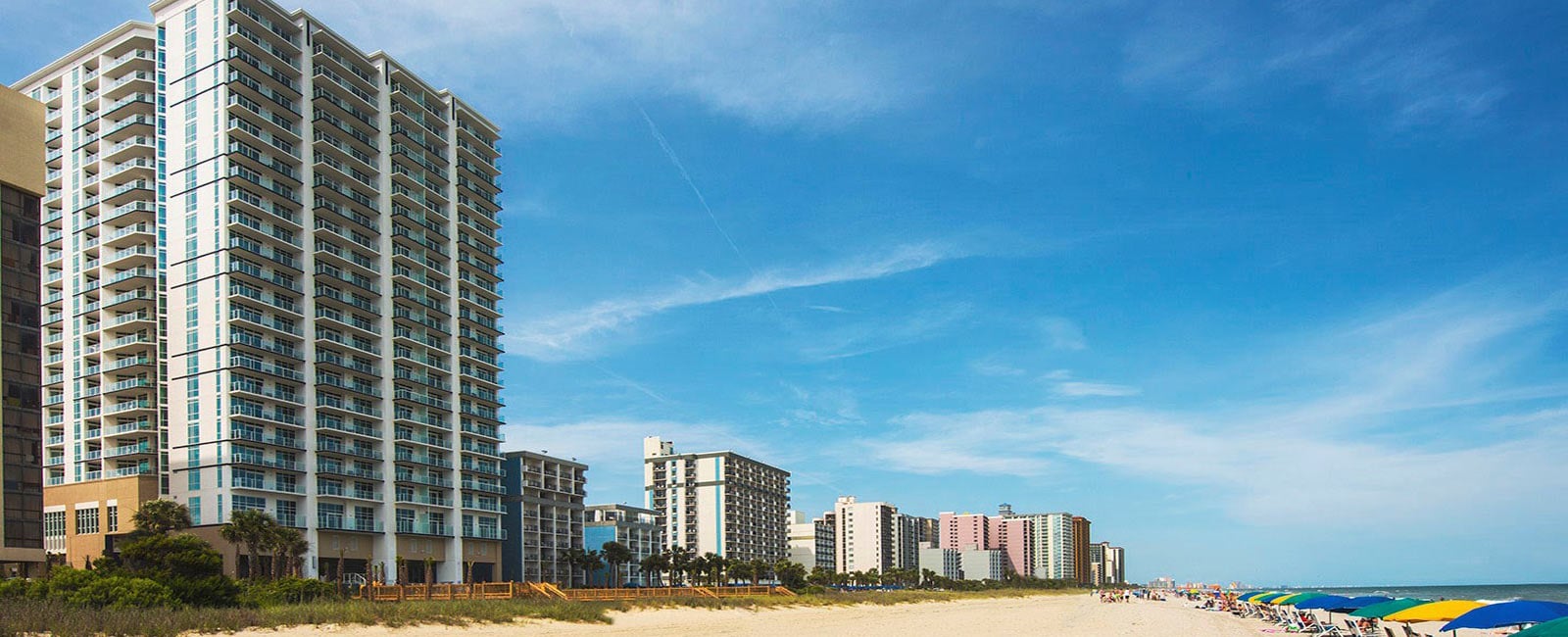 Exterior of Ocean 22 in Myrtle Beach, South Carolina