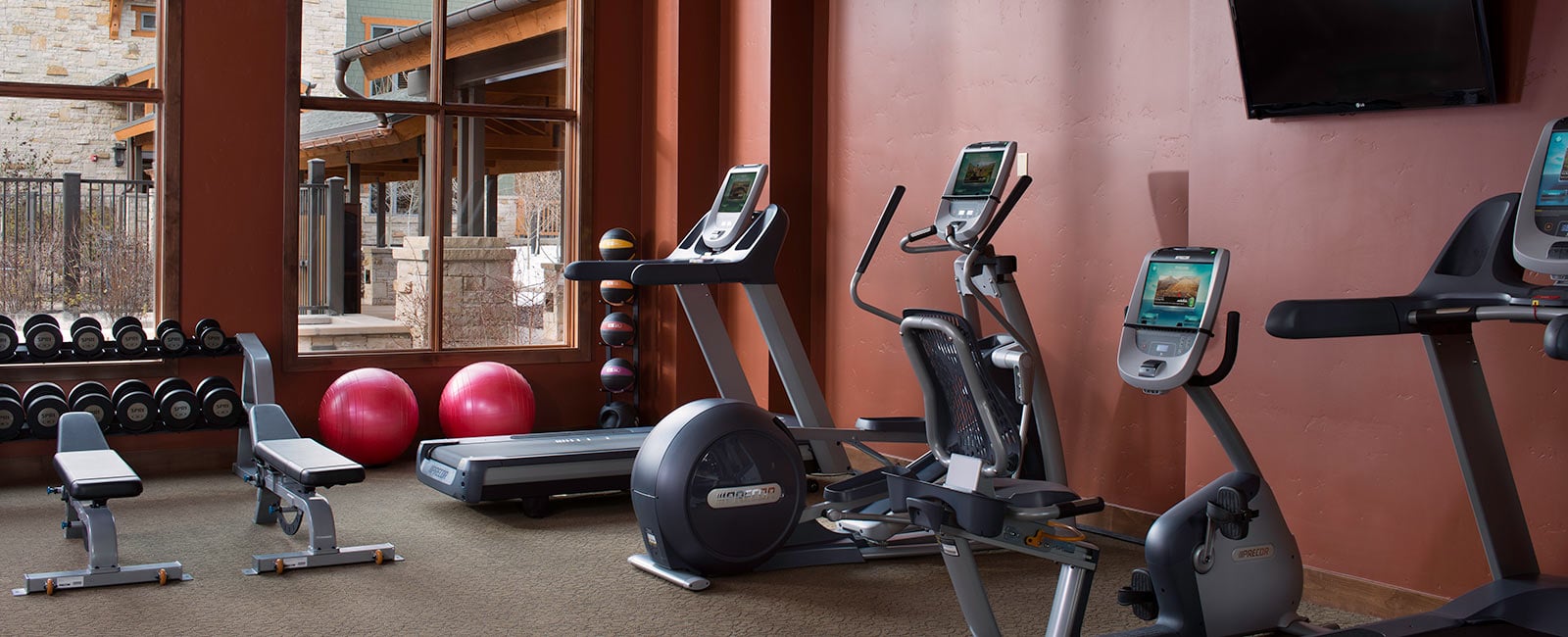 Fitness Center at Sunrise Lodge in Park City, Utah